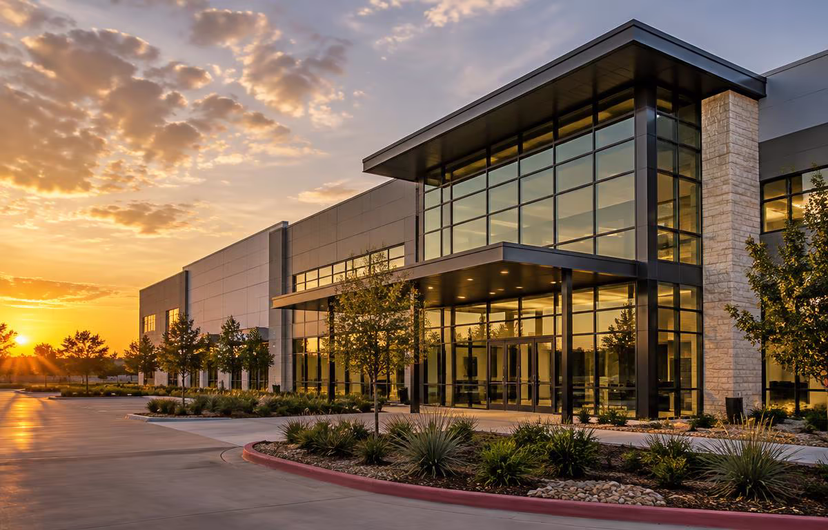 Modern commercial facility in Texas